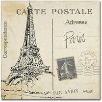 Trademark Fine Art "Postcard Sketches III" Canvas Art by Anne Tavoletti