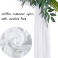 thumbnail image 2 of Wedding Arch Decorations Chiffon Arch Draping for Party Arch Ceremony Stage Reception Ceiling Backdrop, 2 of 10