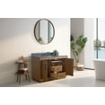 Vanity Art 48” Double Door Bathroom Vanity Cabinet with Undermount Sink ...