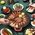 thumbnail image 4 of Electric Griddle - Smokeless Electric BBQ Grill Baking Trays, Nonstick Cooking Griddle Pan Pancake Maker US Plug, 4 of 7