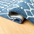 thumbnail image 5 of SAFAVIEH Himalaya Darin Geometric Wool Area Rug, Navy/Ivory, 10' x 14', 5 of 7