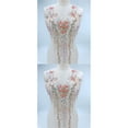 thumbnail image 3 of maskred Sturdy And Durable Lace Applique With 3D Beads And Rhinestones With Materials Are Sturdy And Durable Multiple Colors Green B 1Set, 3 of 6