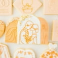 thumbnail image 3 of Yoone Cookie Cutter Wedding Ceremony Design Heat-Resistant Plastic Pastry Dough Embosser Mold Kitchen Accessories, 3 of 6