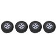 thumbnail image 1 of Juego de 4 Uds de llantas de rueda Beadlock para coche de control remoto 1/24 Axial SCX24 90081 AXI00001 Tmvgtek libre de BPA, 1 of 8