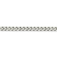 thumbnail image 4 of Auriga Fine Jewelry 925 Sterling Silver Polished 5 mm Curb Chain Necklace for Women 26", 4 of 7