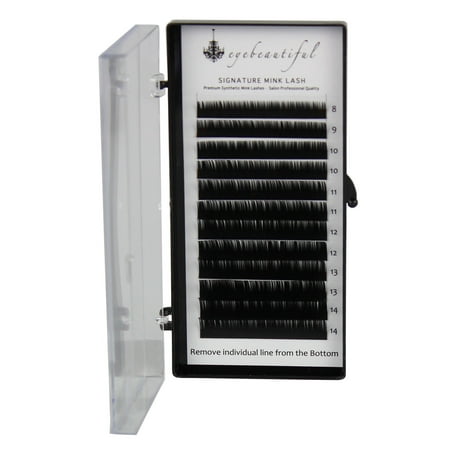 Eyebeautiful Premium MINK Individual Lashes .15mm Mixed B Curl Lash