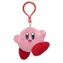 Kirby Jumping Pose 3.5" Dangler Plush [Little Buddy]