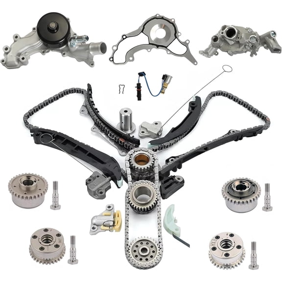 Timing Chain Kit VVT Water & Oil Pump For Chrysler 300 Dodge Durango Jeep Grand Cherokee Ram 1500 3.6L V6 2011-2016