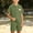 Green, variant on BRGZLK Back to School Sets Boys Summer Preppy Style Casual Collared Button Down Short Sleeve Tops Elastic Waist Shorts School Uniform Clothes Khaki 5-6 Years