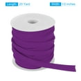thumbnail image 2 of Uxcell 1Pcs Piping Cord Trim Piping Tape for Sewing DIY Crafting Fabric Edge Trim Purple 1/2" x 20 Yard, 2 of 5