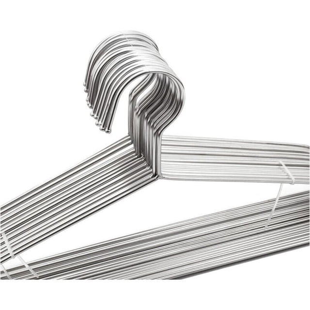 Wire Hangers 20 Pack 17.7 Inch Stainless Steel Strong Metal Hangers