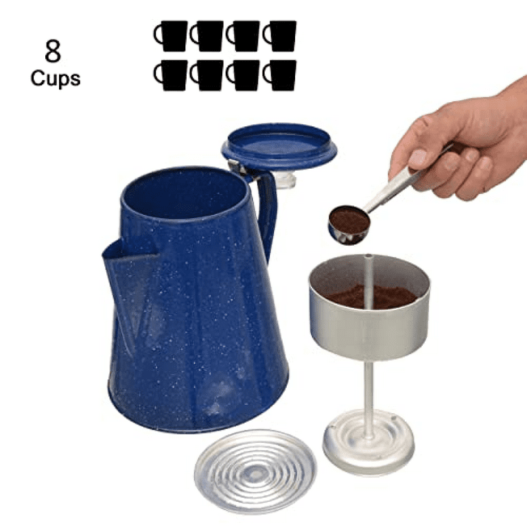14cups /28cups Stainless Steel Camping Coffee Pot, Coffee Percolator -  China Coffee Pot and Coffee Percolator price