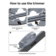 thumbnail image 2 of Taille-bordures de Ski Pratiques Taille-Bordures de Planche à Neige Métal Plastique pour Réparation et Entretien de Planche à Neige, 1 Ensemble * Outils d'Entretien de Planche à Neige, 2 of 5