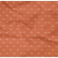 thumbnail image 4 of oneOone Cotton Poplin Twill Dark Peach Fabric Eyes Face Sewing Fabric By The Yard Printed Diy Clothing Sewing Supplies 56 Inch Wide, 4 of 4