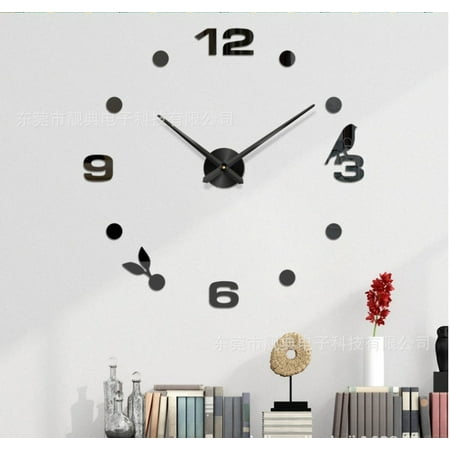 Luxury Large Diy 3d Wall Clock Home Decor Bell Cool Mirrors Stickers Art Watch Canada - Luxury Large Diy 3d Wall Clock Luxury Large Diy 3d Wall Clock Home Decor Bell Cool Mirrors Stickers Art Watch Canada - Luxury Large Diy 3d Wall Clock