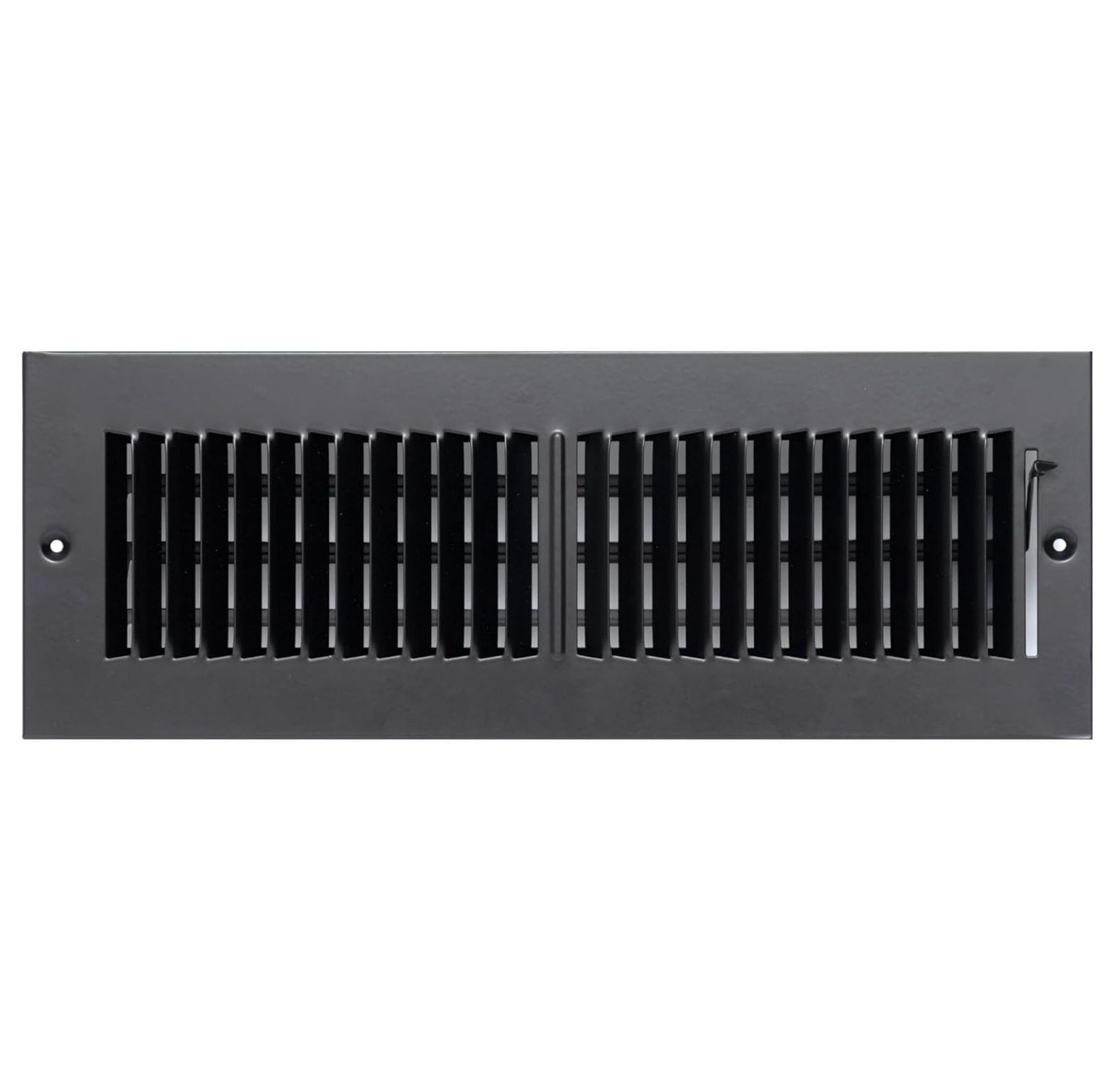 [3 Pack] Fits 14x4 Duct Opening 2 Way Steel Air Supply Diffuser by | Register Vent Cover Grill for Sidewall and Ceiling | Black | Out. Dim.: 15.75" X 5.75"
