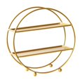 thumbnail image 4 of S SERENABLE 2 Tier Cupcake Stand Cupcake Holder Cookies Donuts Dessert Display Tiered Serving Tray for Birthday Party Dessert Table Round gold, 4 of 8