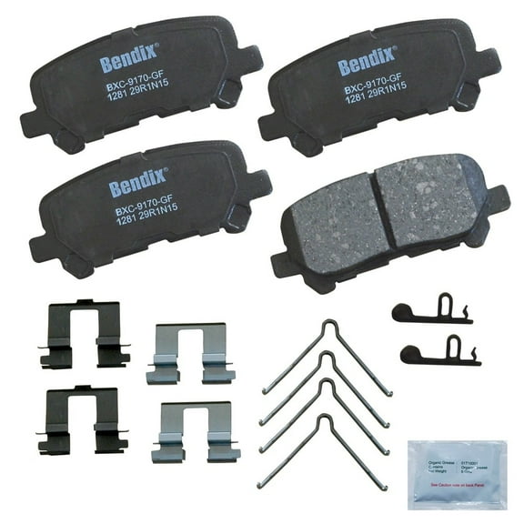 Disc Brake Pad Set Fits select: 2011-2017 HONDA ODYSSEY, 2009-2015 HONDA PILOT