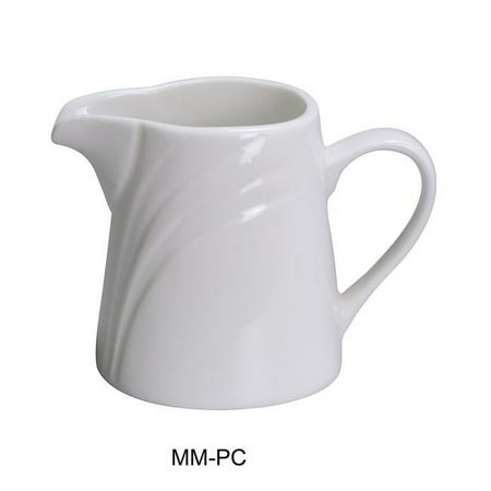 

Yanco MM-PC 6 oz Porcelain Miami Creamer Bone White - Pack of 48