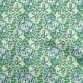 thumbnail image 1 of oneOone Viscose Chiffon Green Fabric Abstract Sewing Craft Projects Fabric Prints By Yard 42 Inch Wide, 1 of 5