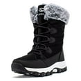 thumbnail image 3 of GUBARUN Boys Girls Winter Snow Boots Waterproof Insulated Faux Fur Lined Mid-Calf Booties, 3 of 7