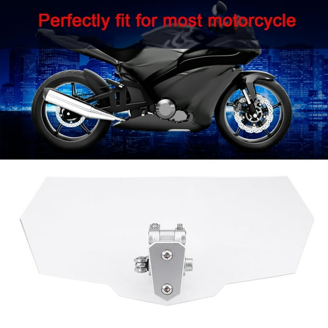 Motorcycle Windscreen, Not Easily Deformed Strong And Sturdy Head Protection Motorcycle Windshield, Sports Car For Car Driver Motorcycle