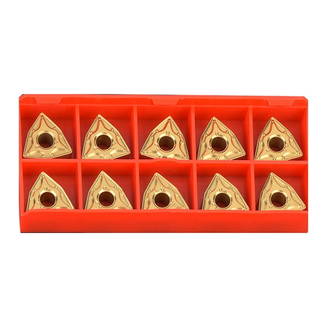 CNC Lathe Inserts, Wear Resistance Carbide Insert Blade High Density Coating Stainless Steel For Holder Replacement Insert For Lathe Turning Tool