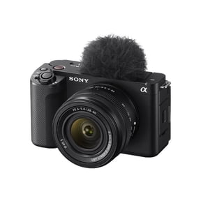 Restored Sony Alpha ZV-E1L 12.1MP Full-Frame 4K Mirrorless Vlog Camera with FE 28-60mm F4-5.6 Lens, Black, International Version