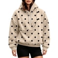 thumbnail image 4 of Unisex Oversized Fit Cat Hoodie with Pouch Pet Hoodies Kangaroo Pocket Dog Pullover Sweatshirt, 4 of 8