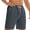 Dark Gray, variant on lcziwo Mens Swim Shorts Cotton Linen Knee Length Elastic Waist Hiking Shorts with Pockets Beach Travel Golf Drawstring Chino Short Army Green M