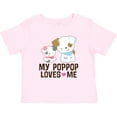 thumbnail image 3 of Inktastic My Pop Pop Loves Me Granddaughter Puppy Girls Baby T-Shirt, 3 of 5