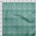 thumbnail image 3 of oneOone Viscose Jersey Fabric Leaves & Floral Block Print Fabric BTY 60 Inch Wide, 3 of 4