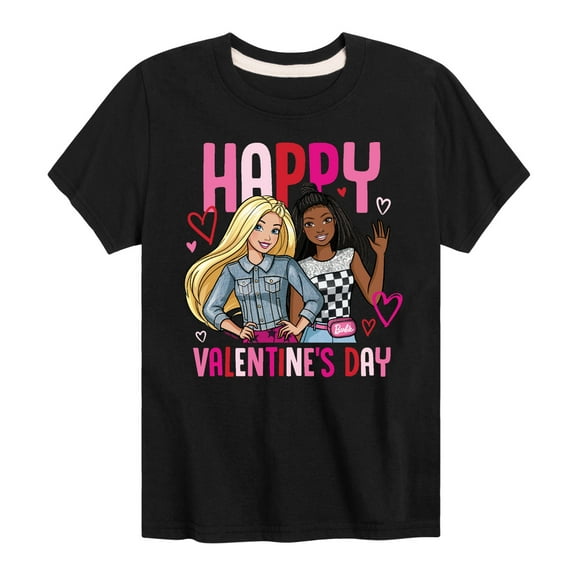 Barbie - Happy Valentine's Day - Toddler And Youth Short Sleeve Graphic T-Shirt