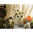 thumbnail image 6 of 6/12Pcs Artificial Sunflowers Long Stem Silk Fake Sunflower Large Fake Sunflower Decoration for Home Wedding Party Vase Floral Arrangement Décor, 6 of 7