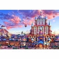 thumbnail image 3 of IDEA4WALL 4pcs Fantasy View Mysterious Place Peel and Stick Wallpaper Removable Wall Murals Large Wall Stickers for Home Decoration, 66"x24", 3 of 4