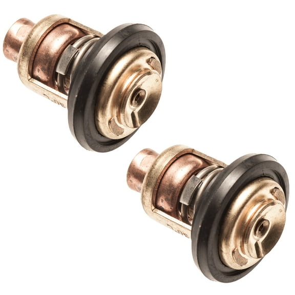 Thermostat & Seal Kit for Mercury Outboard 7.5-250HP 143F 75692T 75692Q2 2-Pack