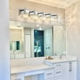 thumbnail image 2 of OYIPRO 2/3/4-Light Modern Bathroom Crystal Vanity Light Wall Sconces 35.4 - Chrome, 2 of 5