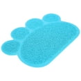 thumbnail image 2 of Cat Litter Mat, Convenient Practical Cat Litter Box Mat With Paw Shape For Cats For Small Pets For Dogs Sky Blue,Green, 2 of 8