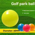thumbnail image 3 of Pelotas de Práctica de Golf con Línea de Puntería, Ligeras, para Uso en Interiores y Exteriores, Color Naranja., 3 of 5