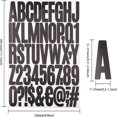 thumbnail image 4 of EIGTHTAIL 24Sheets 400pcs Large Letter & Number Stickers 2.5 Inch Self Adhesive Letters Stickers Big Font Stickers, 4 of 6