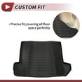 thumbnail image 3 of Unique Bargains 1 Pc Cargo Liner Rear Trunk Mat for Kia Sportage 2017-2022 Rear Trunk Cargo Luggage Boot Tray Mat Black TPE Long Grid Pattern, 3 of 7