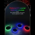 thumbnail image 3 of Mistaha LED Light-Up Flying Disc for Outdoor Activities - Waterproof and Durable Glow Disc Toy - Interactive Fun for Family Bonding - Lightweight and Portable - 270mm Diameter - 175g - Black, 3 of 7