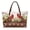 Cardinal Cherry Blossom, variant on Sloth Rose Butterfly Print Top Handle Bag for Women Pu Leather Handle Handbag Lightweight Shoulder Bag with Zipper for Travel Vacation