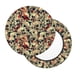 thumbnail image 2 of Balery Skulls1 Fundas de asiento para taburete de bar redondo de tela de terciopelo ajustables que protegen de arañazos y manchas para sillas de 14 a 17 pulgadas.-12 inch, 2 of 7