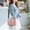 Pink, variant on Women's Soft Washed Leather Shoulder Bag, Multi Zip Crossbody Purse, Spacious Large Capacity Handbag for Daily Use, Travel, Work, and Shopping, Fashionable Tote with Multiple Compartments