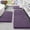 BW, variant on Yyuenw Set of 3 Bathroom Rugs, Ultra-Soft Absorbent Plush Rugs, Machine Washable & Non-Slip Rugs Suitable for Bathtub, Shower, Vanities, and Toilet Bases