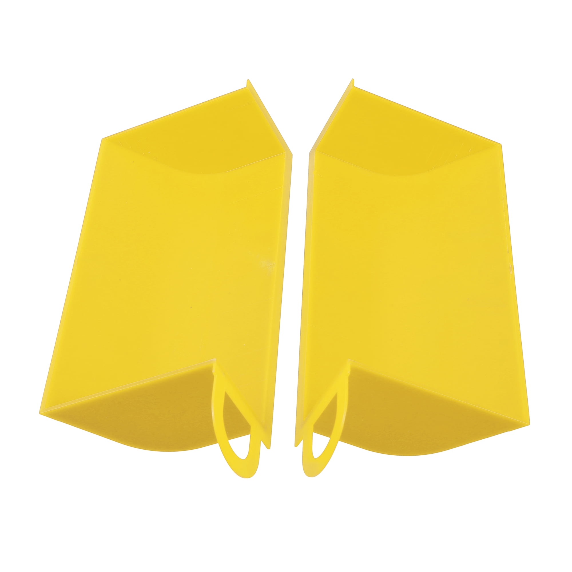 Unique Bargains 2pcs Hood Dynamic Cold Air Tuning Intake System Scoop for BMW E90/91/92/93 316d 318d 320d Yellow