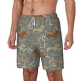 thumbnail image 2 of Xecao Dachshund Dog Bird for Men's Swimming Trunks Swim Trunks Quick Dry Swim Shorts with Mesh Lining Funny Swimwear Bathing Suits, 2 of 9