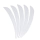 thumbnail image 5 of 12 plumas de pavo de 5 pulgadas para cazar Blanco, 5 of 9