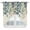 Blue Green, variant on Blue Teal Botanical Kitchen Window Curtains, Swag Curtains Valance for Bedroom Living Room Bathroom, Weeping Fall Eucalyptus Leaves Rustic Rod Pocket Window Curtain Block Drapes 2 Panels 28"x36"